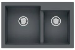 Кухонна мийка FABIANO QUADRO 79x51x2 Titanium (8221.201.0961)