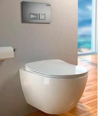 Подвесной унитаз CREAVIT FREE RIM-OFF + сиденье SOFT CLOSE (FE322-11CB00E-0000)