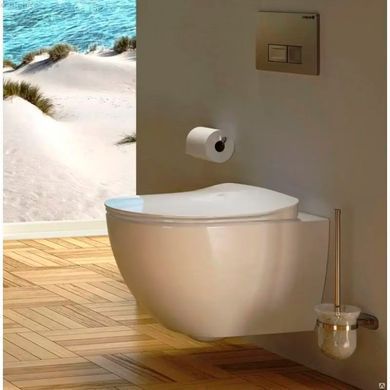 Подвесной унитаз CREAVIT FREE RIM-OFF + сиденье SOFT CLOSE (FE322-11CB00E-0000)