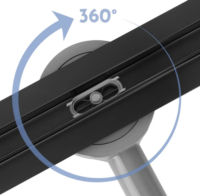 Душовий трап REA NEOX SLIM PRO 90х600 / чорний (REA-G2700)