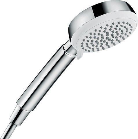 HANSGROHE Ручной душ CROMETTA 100 VARIO ECOSMART 6л/мин WHITE/CHROME (26834400)