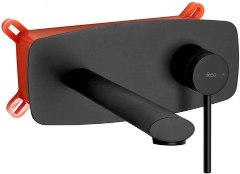 Змішувач для раковини REA OVAL / чорний + BOX (REA-B8860)