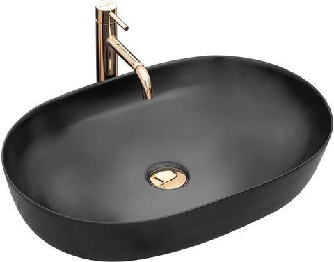 Раковина REA CLEO 41х60.5 / чорна / матова (REA-U0035)