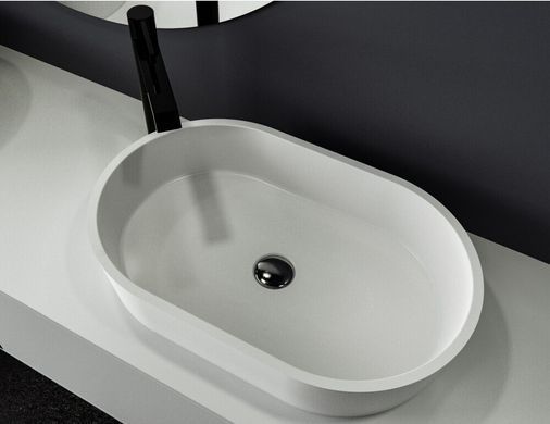 Раковина зі штучного каменю MIRAGGIO SORRENTO 35х55 (0000244)