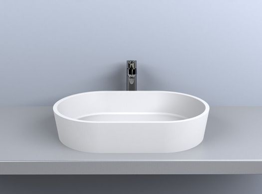 Раковина зі штучного каменю MIRAGGIO SORRENTO 35х55 (0000244)