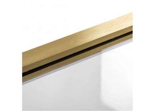 Шторка на ванну REA ELEGANT 80х140 / профіль золото / скло прозоре (REA-W6601)