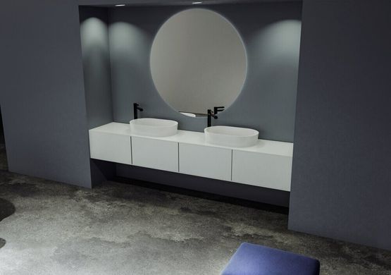 Раковина зі штучного каменю MIRAGGIO SORRENTO 35х55 (0000244)