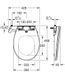 Сидіння для унітаза GROHE BAU CERAMIC / функція біде (39648SH0)