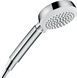 HANSGROHE Ручной душ CROMETTA 100 VARIO ECOSMART 6л/мин WHITE/CHROME (26834400)