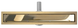 Трап для душа REA PURE NEO MIRROR GOLD PRO 50 (REA-G5693)