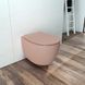 Подвесной унитаз DIMARCO DAMA DI VENEZIA MATT SALMON + сиденье SLIM SOFT CLOSE (DM2I001MS)