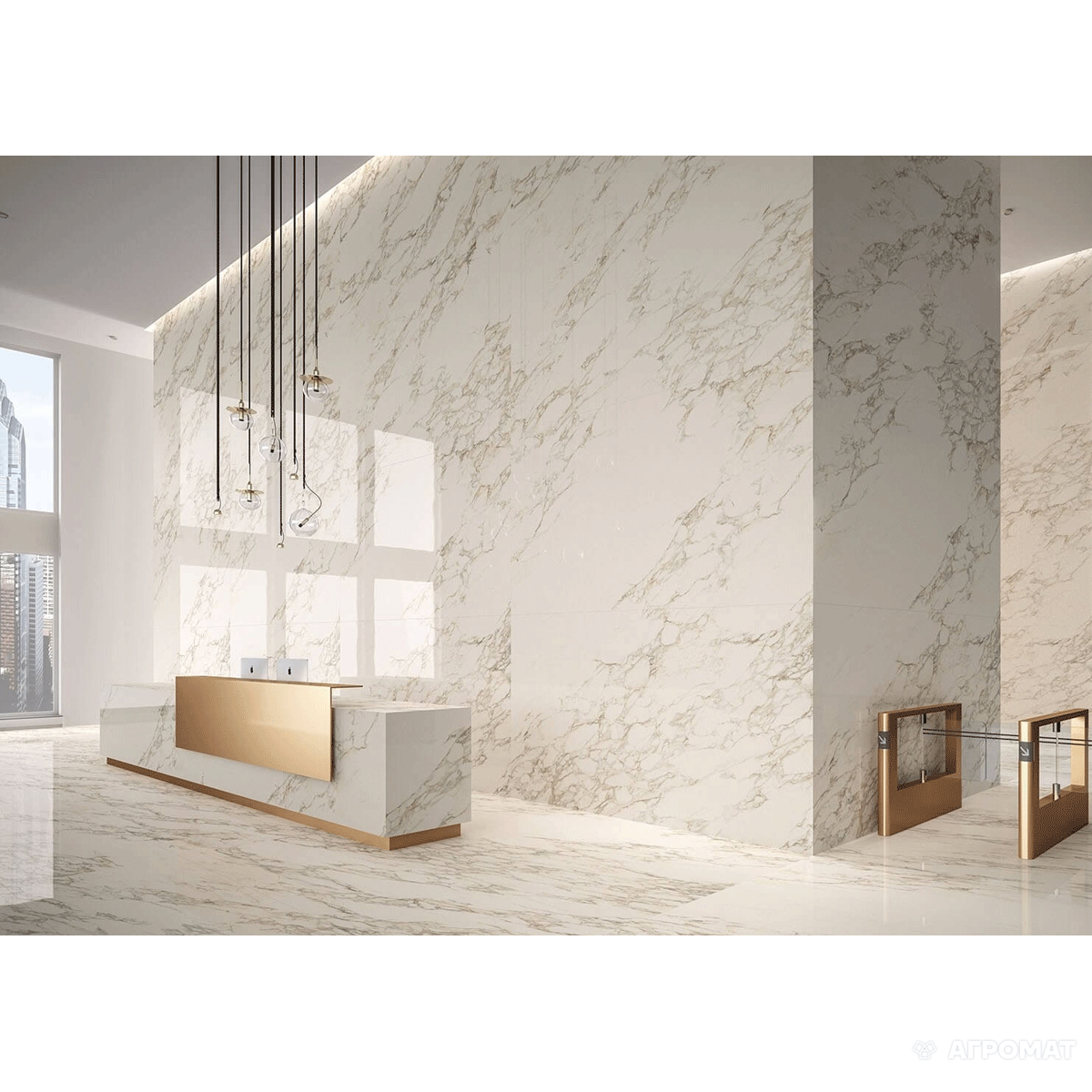 Carrelage Casa39 Italgraniti Marble Experience – Calacatta Gold, 60x120 Cm, MB02BA – Grès Cérame Effet Marbre