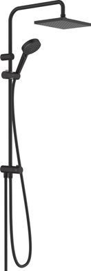 Hansgrohe Душевая система Vernis Shape Showerpipe 230 1jet Reno EcoSmart. Matt Black (26289670)