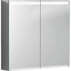 Зеркальный шкаф Geberit Option с подсветкой и двумя дверями: B=75см, H=70см, T=15см (500.205.00.1)