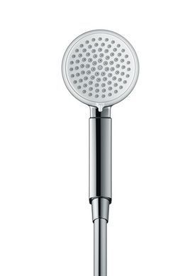 HANSGROHE Ручной душ CROMETTA 100 VARIO ECOSMART 9л/мин: белый/хромированный (26827400)