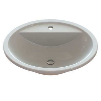 Раковина зі штучного каменю SNAIL ОМЕГА 43.5х55.5 / біла (151A100)