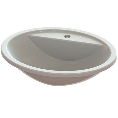 Раковина зі штучного каменю SNAIL ОМЕГА 43.5х55.5 / біла (151A100)