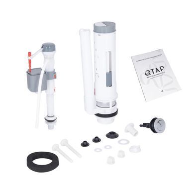 Напольный унитаз QTAP STENAVA RIMLESS WHITE + сиденье SOFT CLOSE (QT27228303W)