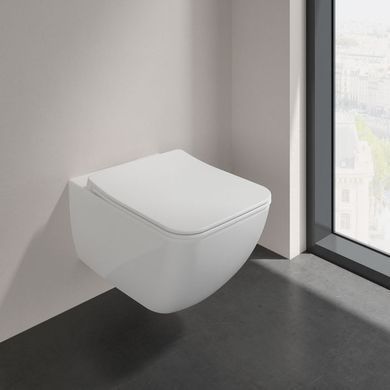Подвесной унитаз VILLEROY & BOCH VENTICELLO + сиденье SOFT CLOSE (4611RL01)