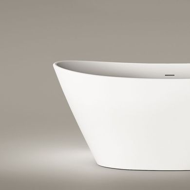 Ванна из искусственного камня отдельностоящая PAA AMORE MATTE WHITE 160х85 (VAAMS_00)
