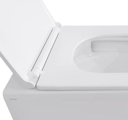 Комплект 4в1: Инсталляция для унитаза QTAP NEST ST + подвесной унитаз GEMINI ULTRA QUIET 530х365х373 + клавиша смыва SATIN (QT2533076EUQMB46172)