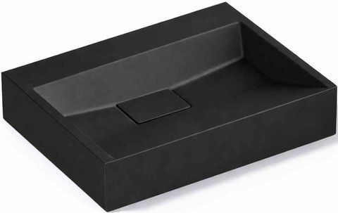 Раковина зі штучного каменю VBI ESTE 38х60 BLACK (VBI-019908)