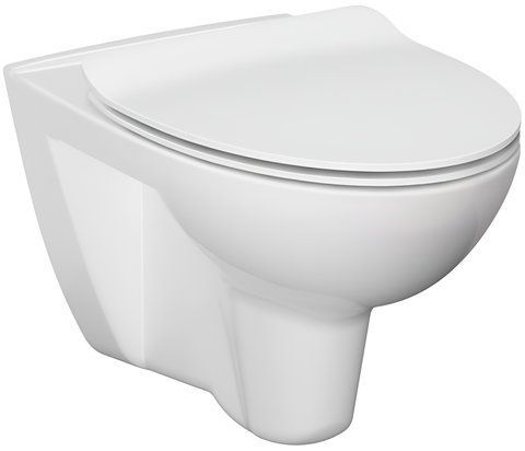 Підвісний унітаз CERSANIT PARVA CLEAN ON / сидіння SOFT CLOSE (K701-015)