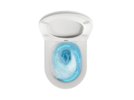 Подвесной унитаз RAVAK CHROME AQUASPIN + сиденье SOFT CLOSE (X03121)