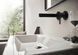 Змішувач для умивальника HANSGROHE FINORIS 174 мм на 2 отвори, чорний матовий (76051670), Чорний матовий