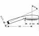 Hansgrohe Ручний душ Crometta 100 Vario EcoSmart 9л/хв: білий/хромований (26827400)