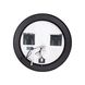 Дзеркало Qtap Robin R600 Black з LED-підсвічуванням та антизапотіванням QT13786501B, 600х600