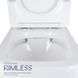 Напольный унитаз QTAP STENAVA RIMLESS WHITE + сиденье SOFT CLOSE (QT27228303W)