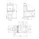 Напольный унитаз QTAP STENAVA RIMLESS WHITE + сиденье SOFT CLOSE (QT27228303W)