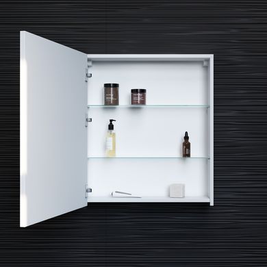 Зеркальный шкаф AM.PM Spirit подвесной, левый 610x146 мм h560 мм, белый глянец M70MCL0600WG38
