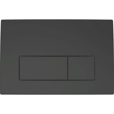 Инсталляция для подвесного унитаза Geberit Duofix с клавишей Geberit Delta50 для двойного смыва, черный матовый (458.126.00.1)