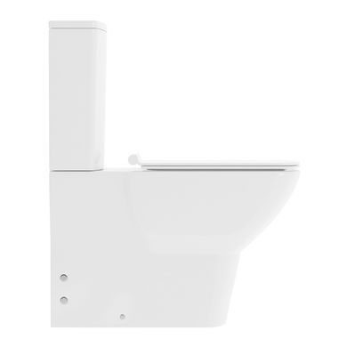 Напольный унитаз DIMARCO MORETTA + сиденье SLIM SOFT CLOSE (DM2A002WH)