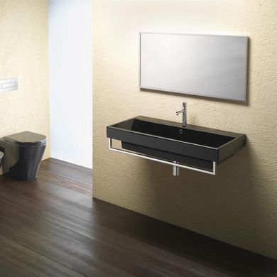 Раковина CATALANO NEW ZERO NERO SATINATO 50х75 / чорна / матова (175ZPNS)