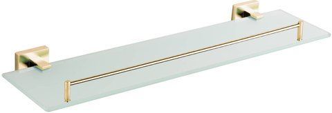 Полка стеклянная VBI MARS BRUSHED GOLD (VBI-040109BG)