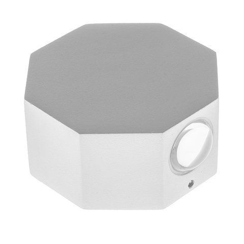 Подсветка LED фасадна IP65 AL-226/2х3W NW WH