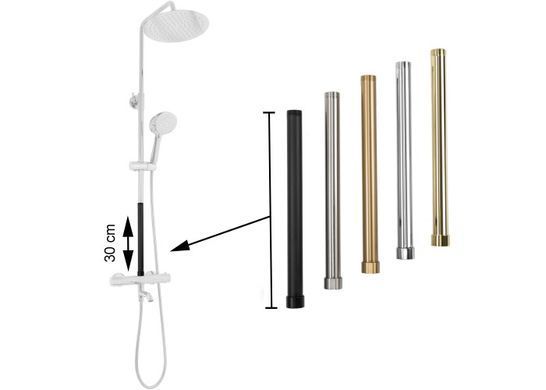 Штанга подовжувальна для душу REA ADAPTER 30 / хром (REA-K7700)