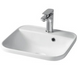 Раковина ARTCERAM GIO EVOLUTION WHITE GLOSSY 40х40 (GIL008 01; 00)