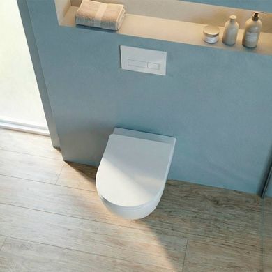 Подвесной унитаз RAVAK CONCEPT OVAL RIMOFF + сиденье SOFT CLOSE (RKUM000009)