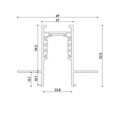 Магнітний трек KLOODI KDMG-TR 2M BK (KDMG-TR 2M BK)
