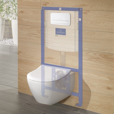 Клавіша змиву для унітазу VILLEROY & BOCH VICONNECT / хром глянцева (92249061)