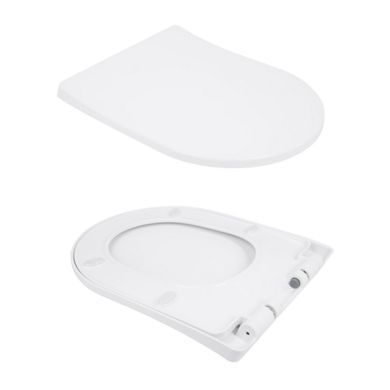 Напольный унитаз QTAP SWAN ULTRA QUIET WHITE + сиденье SOFT CLOSE (QT16226080AW)