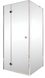 Душова кабіна KOLLER POOL WATERFALL LINE AF2E 900x900x1850 / квадранта / 2 частини / CHROME / CLEAR / ANTI CALC (AC9E)
