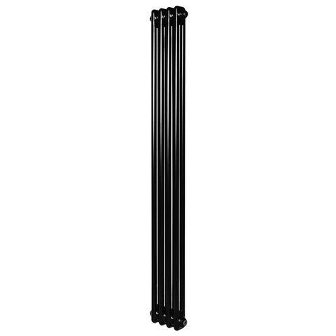 Радіатор ARTTIDESIGN BARI 1800X200 RAL9005 Підключення бічне ліве або праве