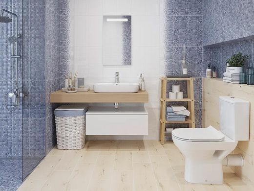 Напольный унитаз CERSANIT CITY CLEAN ON 604 011 3/5л + сиденье SLIM SOFT CLOSE (K35-038)