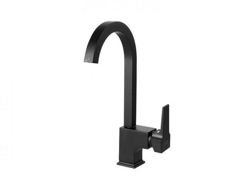Змішувач для кухонної мийки NEWARC Aqua (941881B) однорычажный, h330 мм, цвет черный