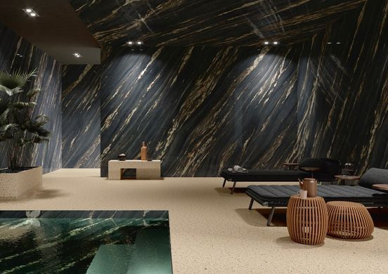 Керамограніт ARIOSTEA ULTRA MARMI TROPICAL BLACK 150х75 SK 6мм (UM6SK157674)